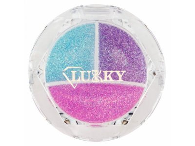 Гель-тени для век Lukky Diamond Trio с блёстками 3 цвета Color Pop, аппликат., 3,6 г 1-00474386_6
