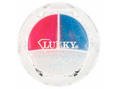 Гель-тени для век Lukky Diamond Trio с блёстками 3 цвета Color Pastel, аппликат., 3,6 г 1-00474387_6