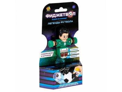 Игрушка 1Toy Фиджетбол: Легенды футбола серия 1 Футболист с мячом и подставкой 1-00474388_7