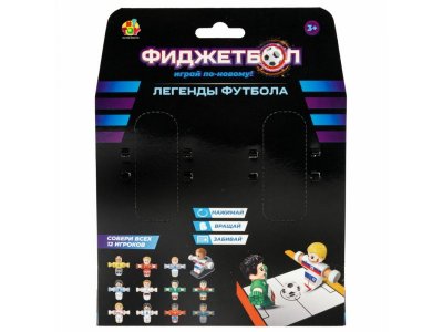 Набор игровой 1Toy Фиджетбол: Легенды футбола, 2 футболиста Россия - Хорватия с мячом и подставкой 1-00474391_9