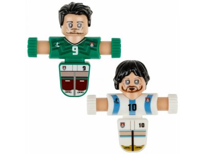Набор игровой 1Toy Фиджетбол: Легенды футбола, 2 футболиста Аргенитина - Мексика с мячом и подставко 1-00474393_8