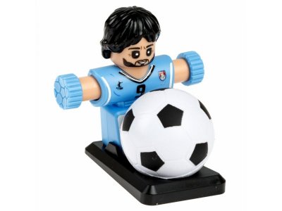 Набор игровой 1Toy Фиджетбол: Легенды футбола, 2 футболиста Португалия - Уругвай с мячом и подставко 1-00474394_2