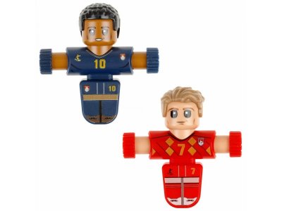 Набор игровой 1Toy Фиджетбол: Легенды футбола, 2 футболиста Франция - Бельгия с мячом и подставкой 1-00474395_5