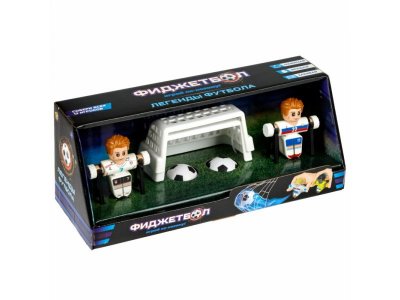 Набор игровой 1Toy Фиджетбол: Легенды футбола Матч Россия - Англия, 2 футболиста, 2 ворот, мяч, 2 по 1-00474397_3