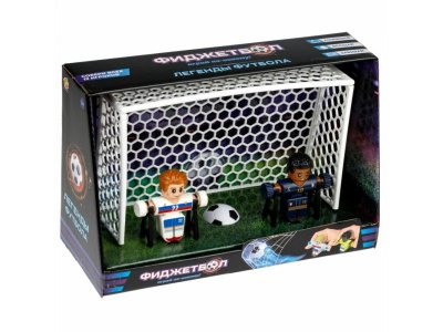 Набор игровой 1Toy Фиджетбол: Легенды футбола Пенальти Россия - Франция, 2 футболиста, ворота, мяч, 1-00474398_5