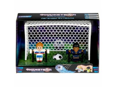 Набор игровой 1Toy Фиджетбол: Легенды футбола Пенальти Россия - Франция, 2 футболиста, ворота, мяч, 1-00474398_4