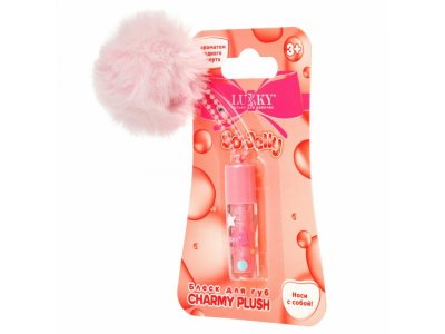 Блеск для губ Lukky Charmy Plush голографический с ароматом ягодного десерта, брелок 1 мл 1-00474403_4