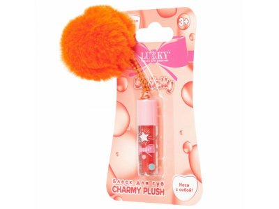 Блеск для губ Lukky Charmy Plush голографический с ароматом ягодного десерта, брелок 1 мл 1-00474404_4