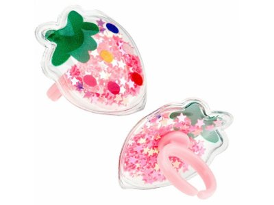 Глянец для губ Lukky Dessert Fruits клубничный, колечко 3 мл 1-00474405_8