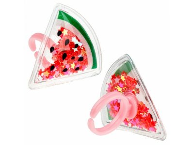 Глянец для губ Lukky Dessert Fruits арбузный, колечко 3 мл 1-00474406_7