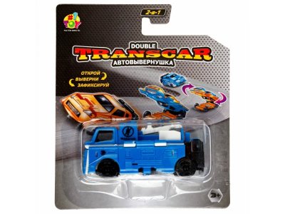 Игрушка 1toy Transcar Double: Эвакуатор - Бетономешалка, 8 см 1-00474414_3