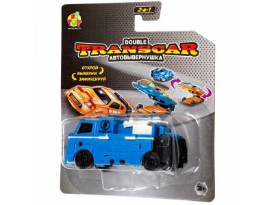 Игрушка 1toy Transcar Double: Эвакуатор - Бетономешалка, 8 см 1-00474414_4