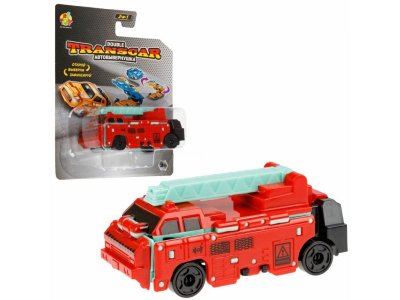 Игрушка 1toy Transcar Double: Автофургон - Автокран, 8 см 100474415