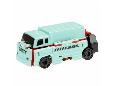Игрушка 1toy Transcar Double: Автофургон - Автокран, 8 см 1-00474415_7