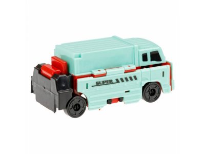 Игрушка 1toy Transcar Double: Автофургон - Автокран, 8 см 1-00474415_8