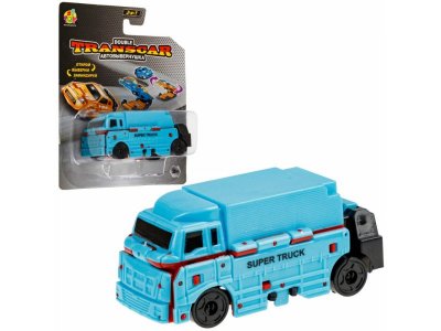 Игрушка 1toy Transcar Double: Рефрижиратор - Тягач, 8 см 100474416
