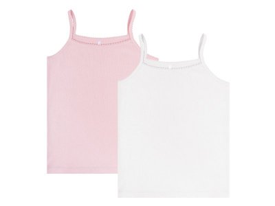 Набор маек 2 шт. Palloncino Apple Dream розовый/белый 100460116