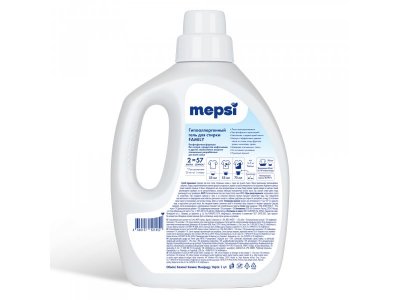 Гель для стирки Mepsi гипоаллергенный универсальный Family, 2 л 1-00475047_2