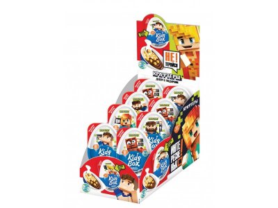 Десерт с подарком Kids Box Крафтеры Юни, Тумка, Владус и Леня, Фиксплей 20 г 1-00475269_6