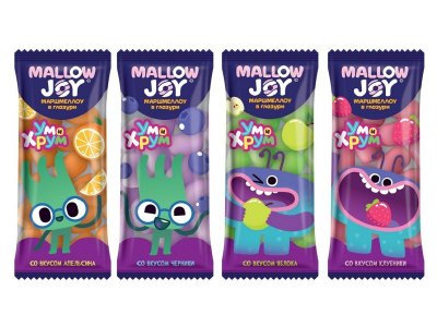 Маршмеллоу Конфитрейд Ум и Хрум Mallow Joy в глазури со вкусом апельсина, яблока, клубники, черники 1-00475278_2