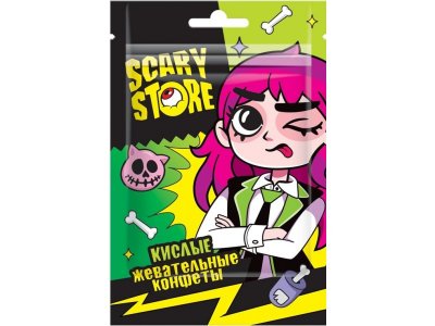 Конфеты жевательные Конфитрейд Scary Store кислые 11 г 1-00475273_2