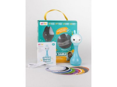 Музыкальная интерактивная игрушка Умный зайка® alilo R1. Песни, сказки, потешки, определяет цвета 1-00232624_2