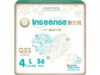 Подгузники Inseense L (9-14 кг) 56 шт 100474427