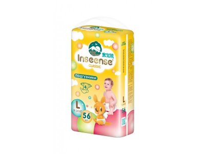 Подгузники Inseense Classic L (9-14 кг) 56 шт 1-00474433_2