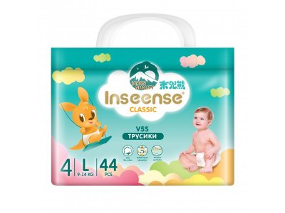 Трусики-подгузники Inseense Classic L (9-14 кг) 44 шт 100474440