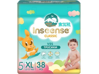 Трусики-подгузники Inseense Classic XL (12-17 кг) 38 шт 100474441