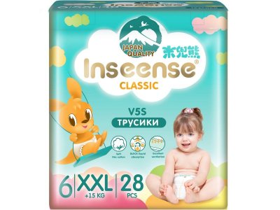 Трусики-подгузники Inseense Classic XXL (15+ кг) 28 шт 100474442