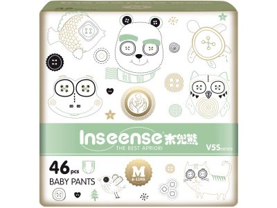 Трусики-подгузники Inseense M (6-11кг) 46 шт 100474446