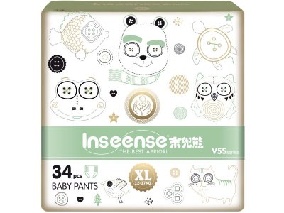 Трусики-подгузники Inseense XL (12-17кг) 34 шт 100474448