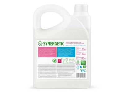 Гель Synergetic Baby для стирки детского белья, 2,75 л 1-00241999_3