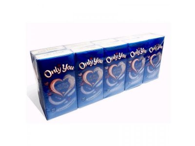 Платочки бумажные Only you Стандарт 2-х слойные, 1 шт. 1-00475060_2