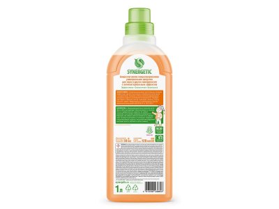 Средство Synergetic универсальное для мытья поверхностей (для пола), 1 л 1-00206567_3