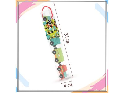 Набор игровой J'adore Железные дороги Весёлый поезд 1-00475162_6