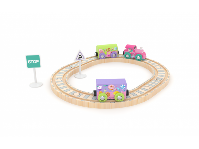 Набор игровой J'adore Железные дороги Поезд Принцессы с кольцевой ж/д 1-00475167_3