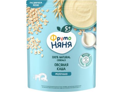 Каша ФрутоНяня Молочная овсяная 200 г 100476095