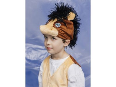 Костюм карнавальный Пуговка Лошадь Макс комбинезон, маска-шапочка 1-00469935_4