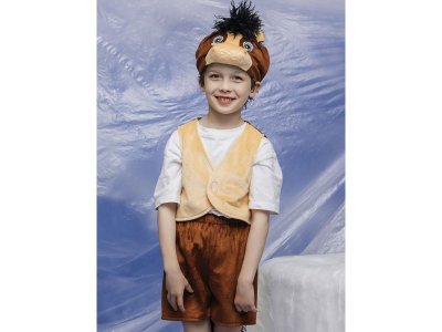 Костюм карнавальный Пуговка Лошадь Макс комбинезон, маска-шапочка 1-00469935_6