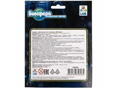 Набор 1Toy Lab БИОсфера Познавательная анатомия Рыба-бабочка мини, 14*18 см 1-00475485_5