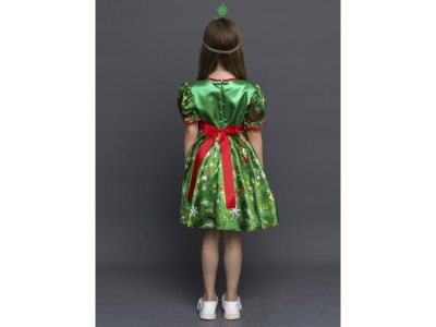 Костюм карнавальный Пуговка Ёлочка платье, корона 1-00469933_4