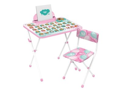 Комплект детской складной мебели Nika Kids Забавные медвежата розовый 100468629
