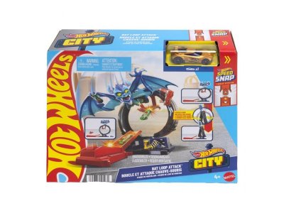 Набор игровой Hot Wheels City Bat Tire Shop 100474272