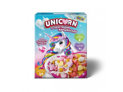 Готовый завтрак Unicorn Хрустящий маршмеллоу манго и ананас 160 г 100474589