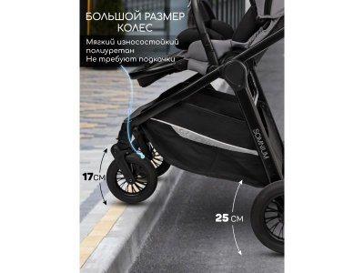 Коляска AmaroBaby Somnium Прогулочная, с реверсивным блоком 1-00453249_28