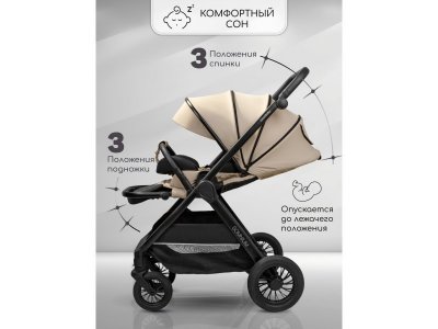 Коляска AmaroBaby Somnium Прогулочная, с реверсивным блоком 1-00453250_27