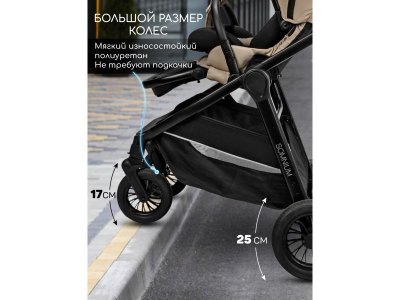 Коляска AmaroBaby Somnium Прогулочная, с реверсивным блоком 1-00453250_31