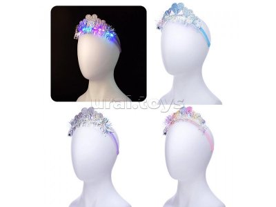 Корона карнавальная Снеговичок светящаяся, со стразами 1-00469820_2